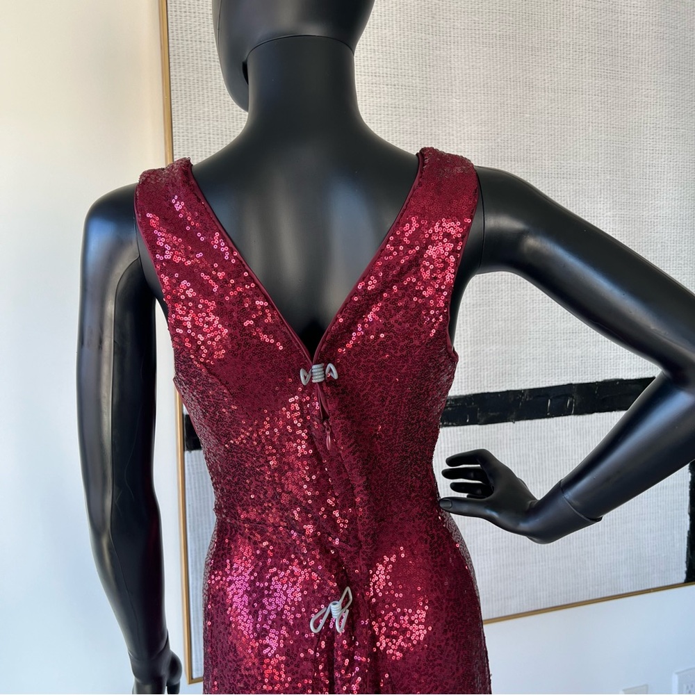 Grace Karin Red High Low V-Neck Sundress - Picture 7 of 7